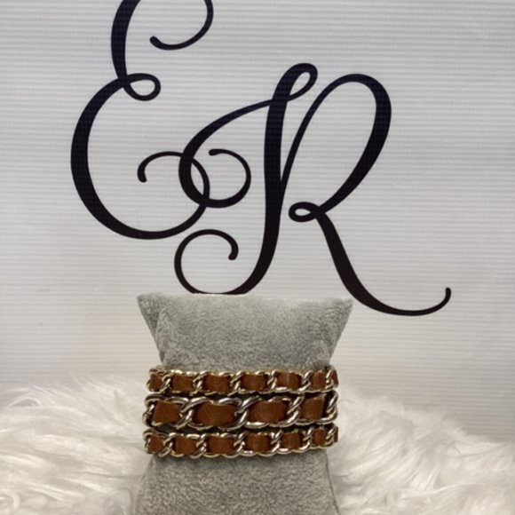 BOUTIQUE CHAIN LINK BRAIDED BRACELET - Picture 2 of 5